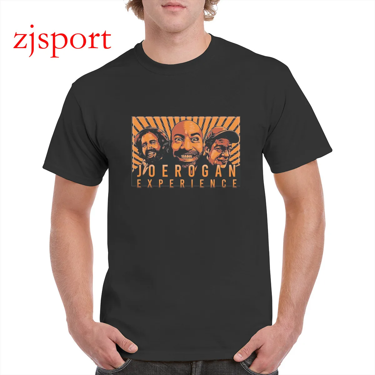 

Retro Joe Rogan Experience 100% Cotton Poster t shirt Harajuku Streetwear Top Oversized Tee Aesthetic Graphic T-Shirt Female/Man