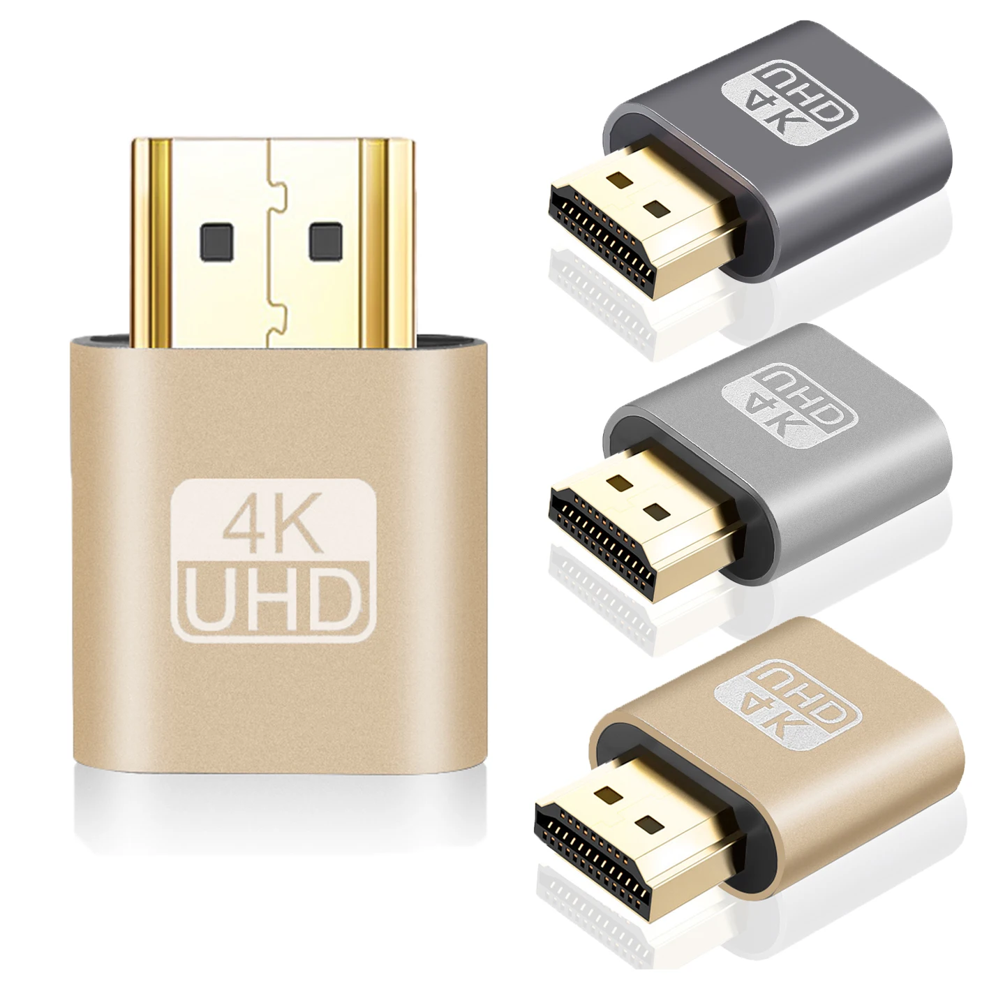 

HDMI-compatible Virtual Display Adapter 4K Fit-Headless displayport dummy Display Plug EDID Emulator For Video Bitcoin Mining DP
