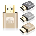 Адаптер Виртуального дисплея, совместимый с HDMI, 4K Fit, Безголовый эмулятор порта дисплея, вилка EDID, эмулятор для видео, добыча биткоинов DP
