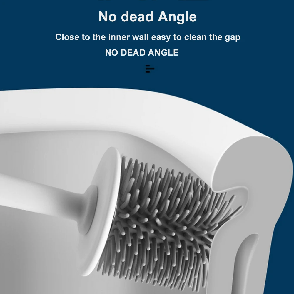 Щетка для унитаза настенная с мягкой щетиной и держателем|Вантузы туалета| |