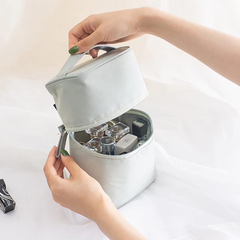 Новая женская милая сумочка косметичка Женская портативная органайзер для