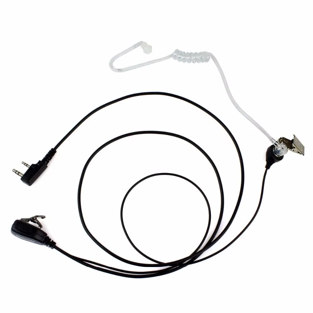 Retevis PTT MIC портативная рация с наушниками гарнитура для KENWOOD BAOFENG UV-5R BF-888s Retevis H777 RT22 TYT HYT Walkie Talkie C9003A