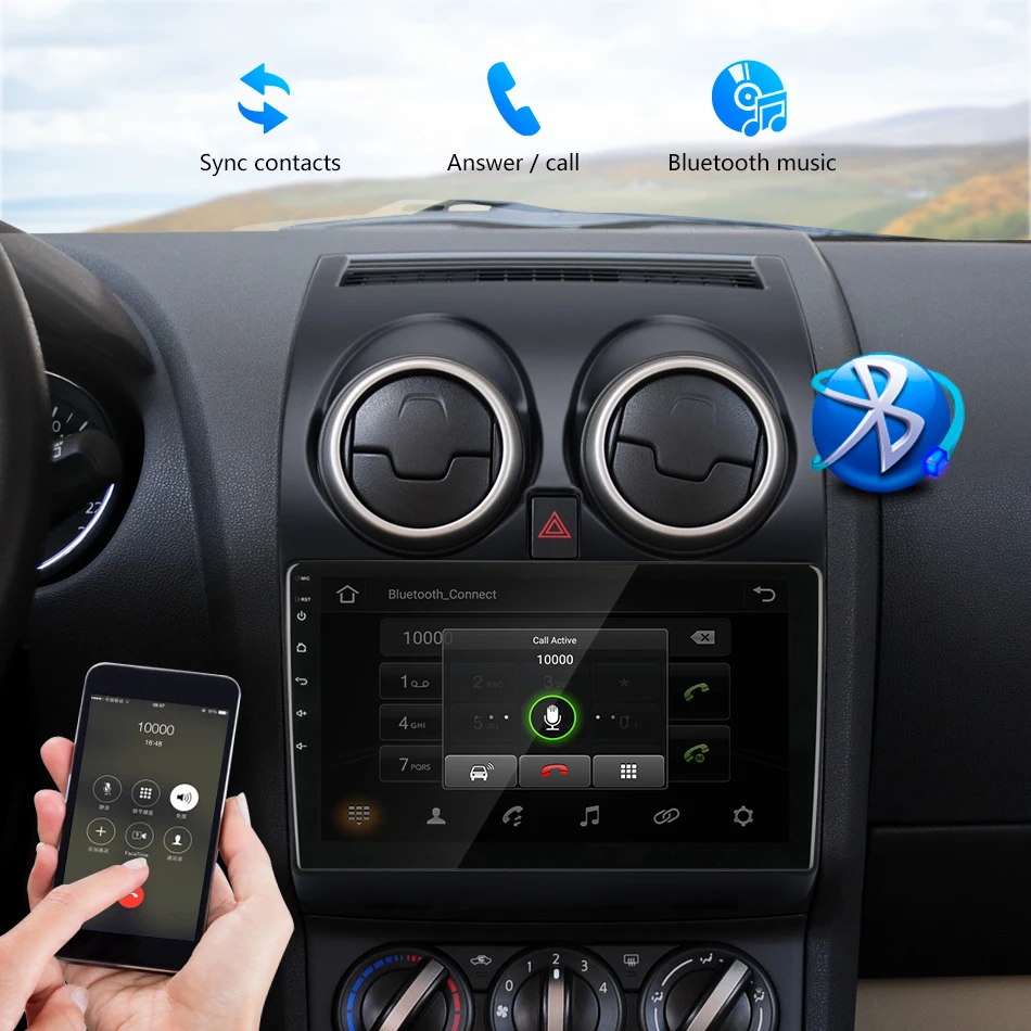 Vtopek android автомобильный Радио для Nissan Qashqai 2006 2007 2008 2009 2010 2011 2012 2013 автомобильный стерео 4G WI-FI gps навигации 1024*600