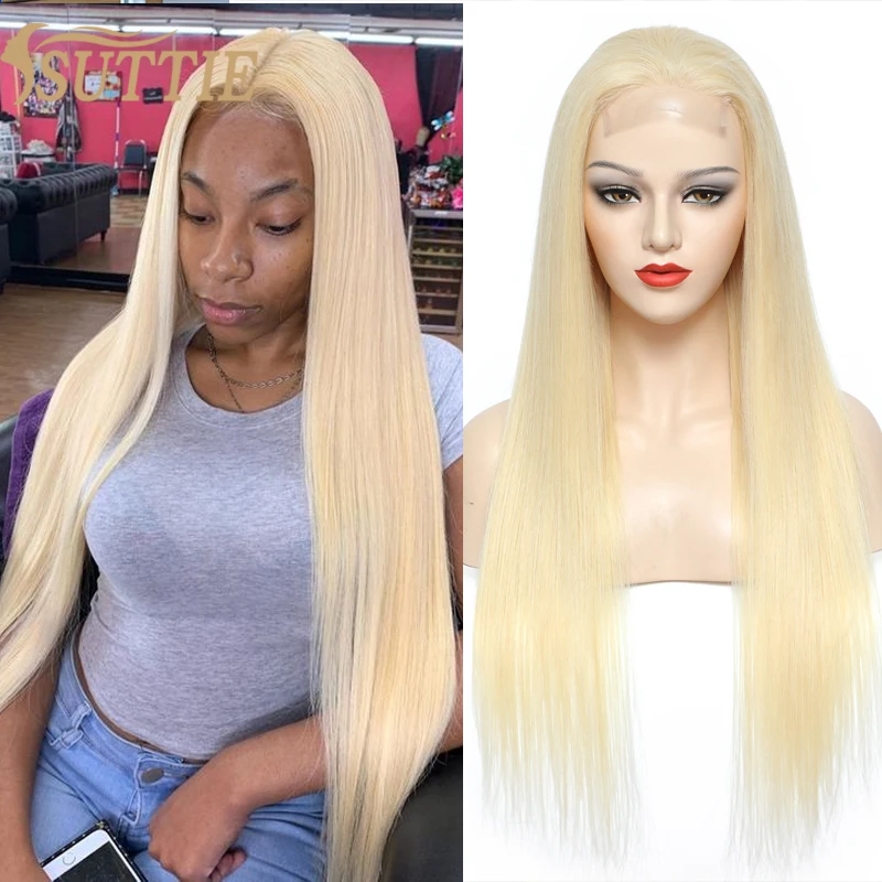 

5x5 Honey Blonde 613 Lace Front Human Hair Wigs 4x4 Glueless Lace Closure Wig Brazilian Straight Remy 180 Density Can Be Dyed