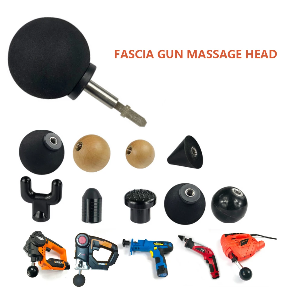 13 шт. сменная Массажная головка ударный инструмент глубокий массаж пистолет