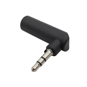 Переходник с гнезда 3,5 мм на гнездо 3,5 мм, 3-полюсный штекер, стерео, Прямоугольный штекер, разъемы для аудио наушников, адаптеры, L-образный удлинитель