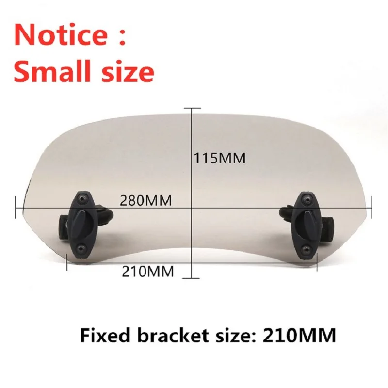 Универсальный Регулируемый Удлинитель на лобовое стекло мотоцикла спойлер