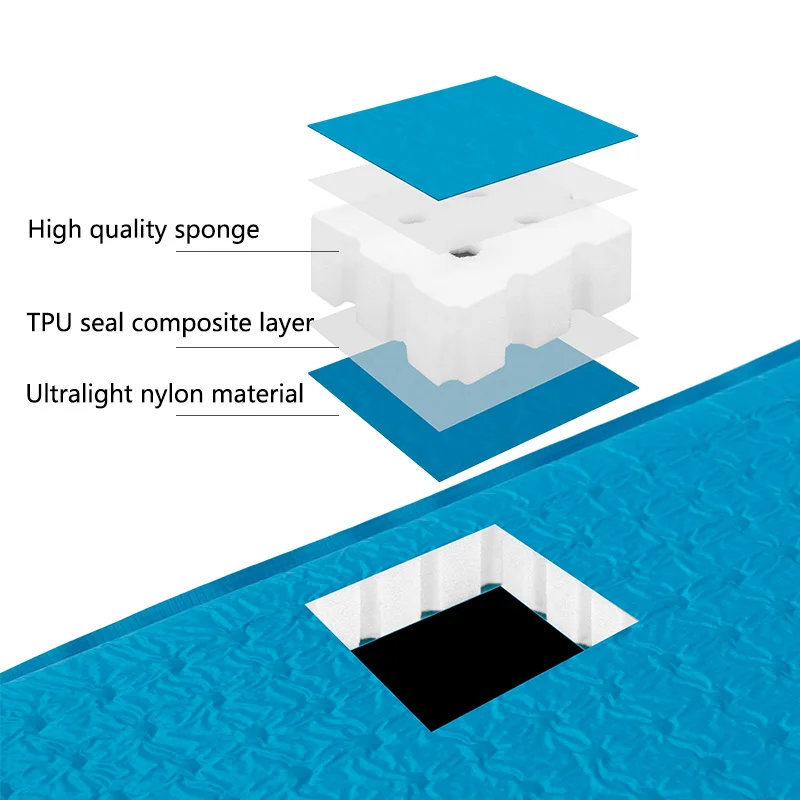 Туристический Самонадувающийся коврик Naturehike утолщенный комфортный воздушный