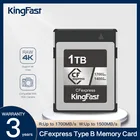 Карта памяти KingFast CFexpress, тип B, 128 ГБ, 256 ГБ, 512 ГБ, 1 ТБ, CF express, цифровая карта памяти для цифровой зеркальной камеры, RAW 4K видео