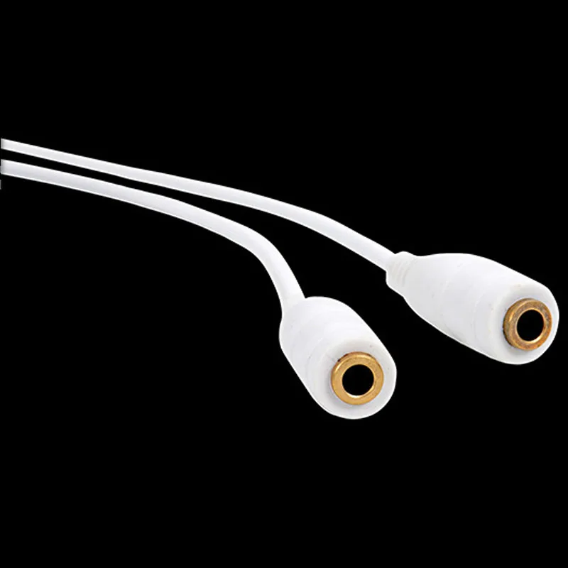 Позолоченный аудиокабель с разъемом 3 5 мм сплиттер для наушников разделитель