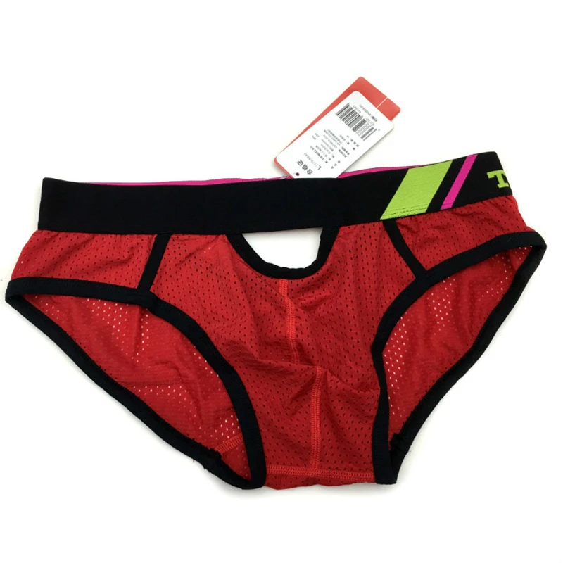 Трусы мужские сетчатые с низкой посадкой нижнее белье пикантные брифы джоки