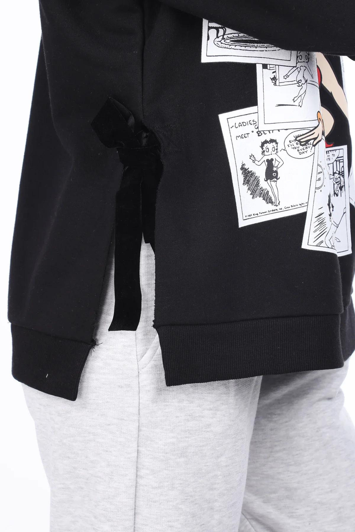 

Women Black Betty Boop Sweatshirt