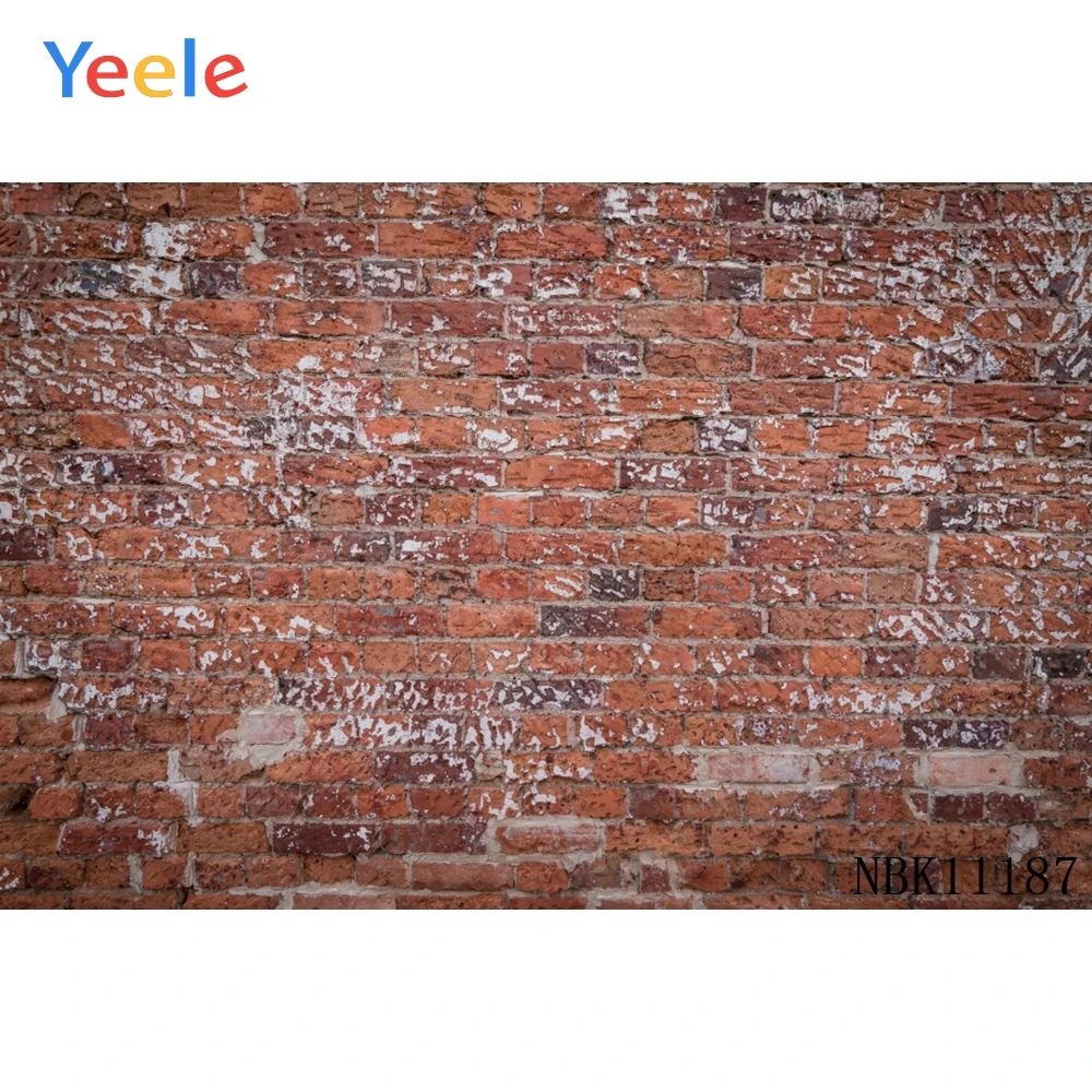 Обои Yeele фотозона красная кирпичная стена пасторальные фоны для фотосъемки