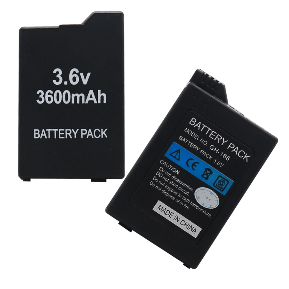 2шт 3600mAh 3 6 V литий ионный аккумулятор Замена для Sony PSP 2000/3000 S110 консоль|Батареи| |