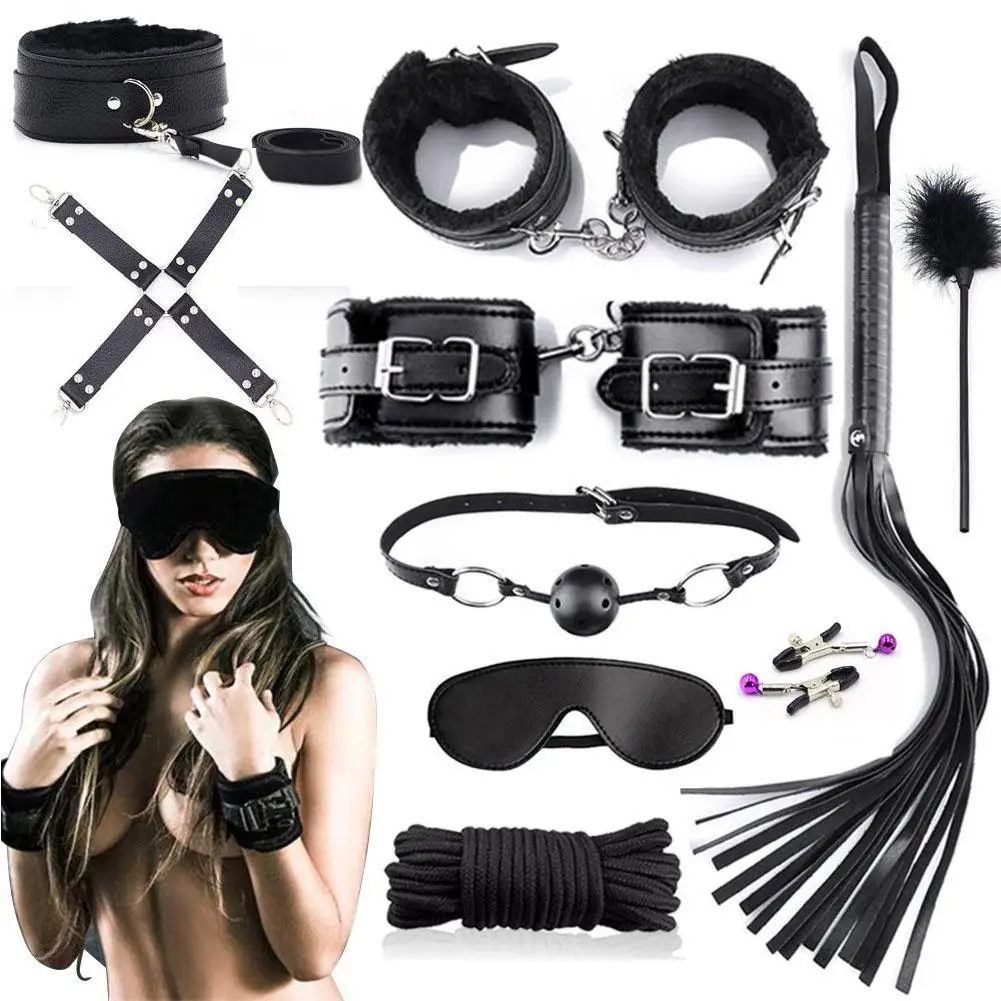 10 шт. набор из искусственной кожи для БДСМ-связывания |