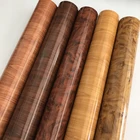 Виниловые водонепроницаемые настенные Стикеры с текстурой древесины, для домашнего декора, мебели, ПВХ, обои для кухни, рабочего стола, двери, декоративные наклейки