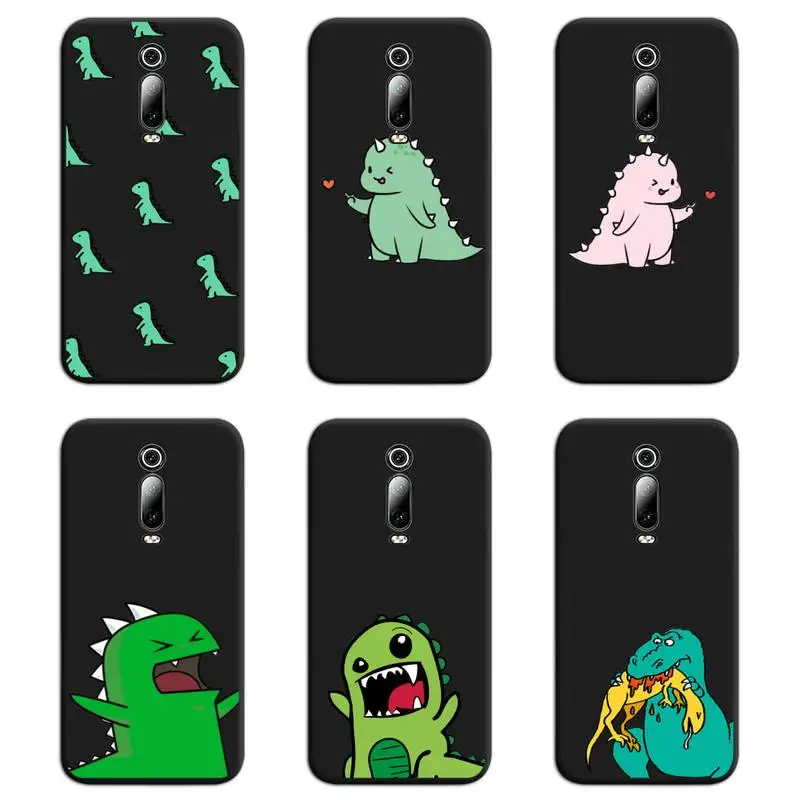 

Cartoon Animal Dinosaur Phone Case For Redmi 9A 9 8A 7 6 6A Note 10 9 8 8T Pro Max K20 K30 Pro