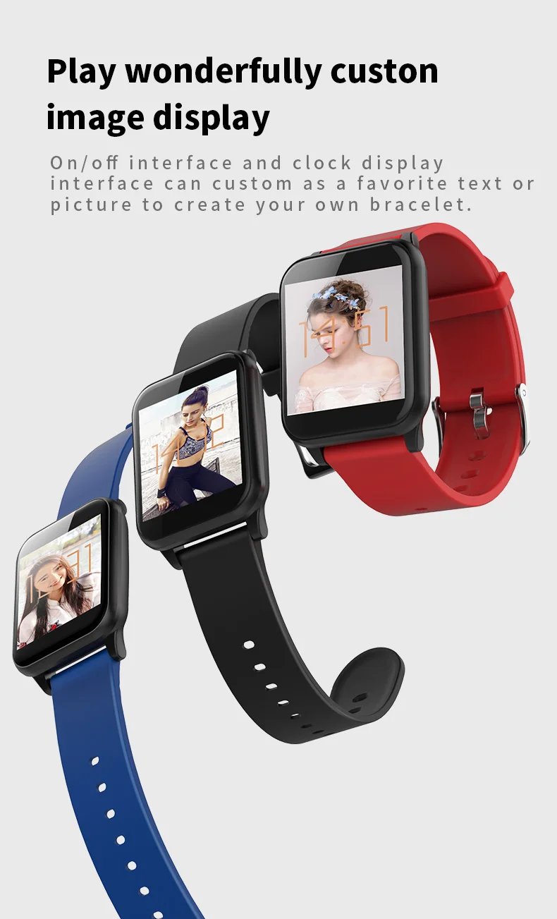 

Waterproof Smart Watch Heart Rate Monitor Bracelet Wristband for iOS Android