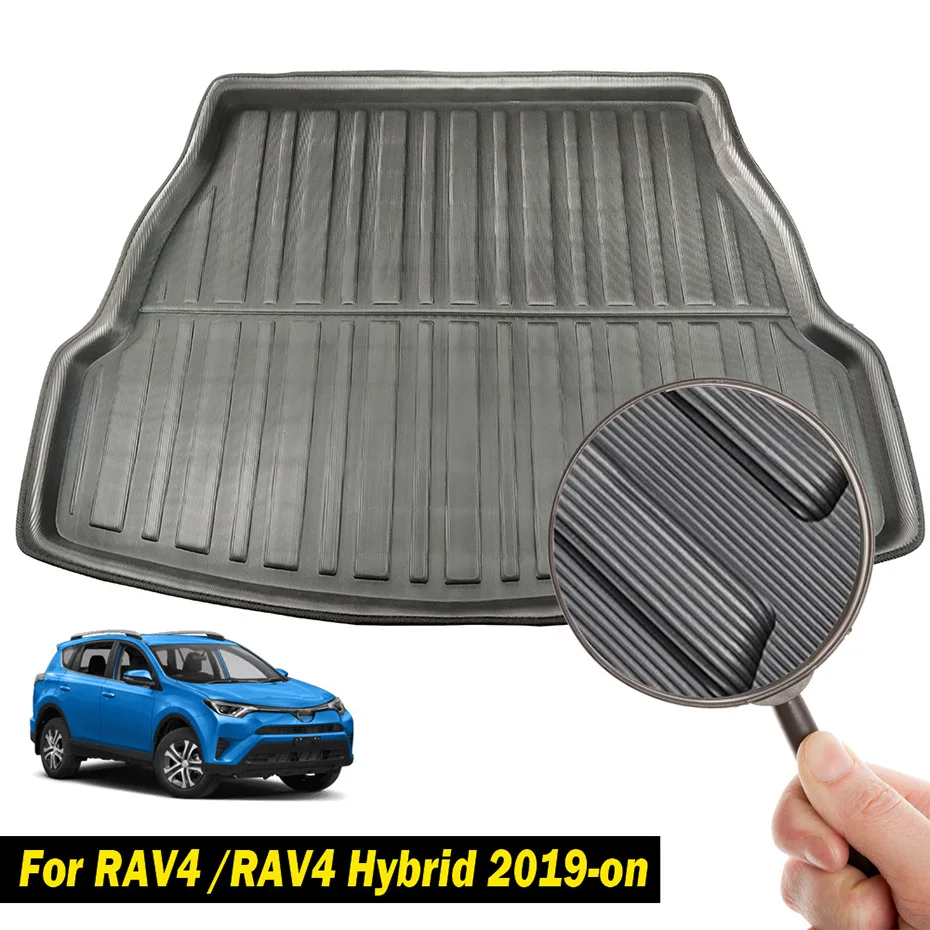 19- RAV4 XUKEY для Toyota Prius Yaris Vios Belta RAV4 RAV-4 Land Cruiser Prado J120 J150 Boot грузовой лайнер багажник коврик лоток ковер - Название цвета: 19- RAV4