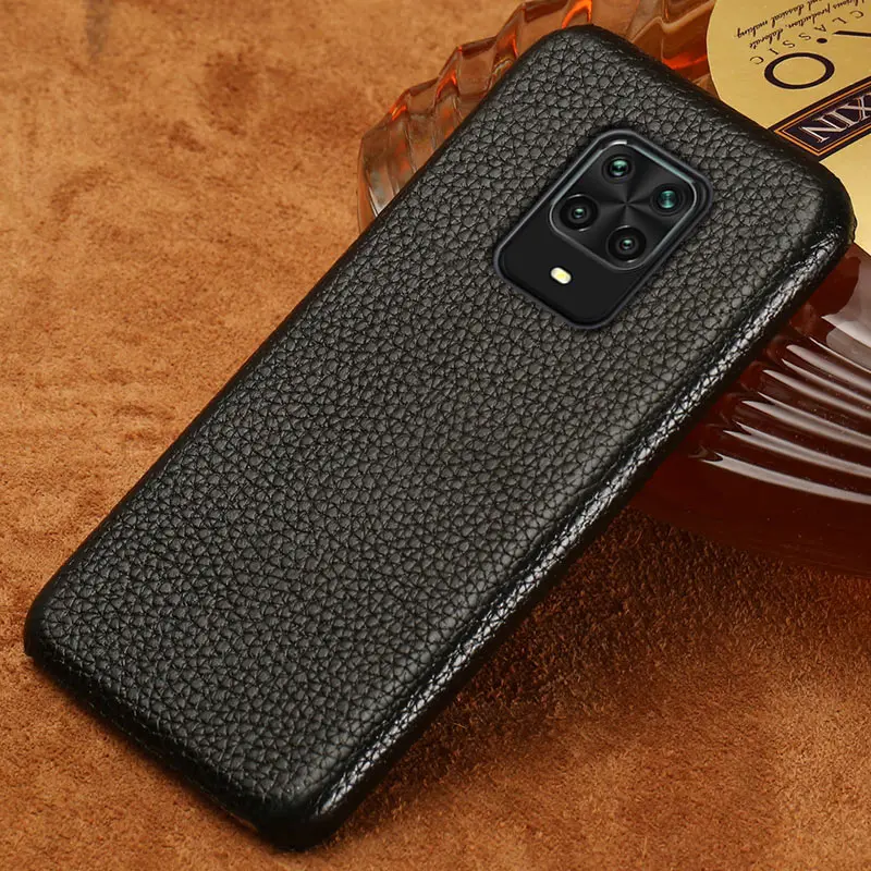 

Genuine Cowhide Leather Phone Case for Xiaomi Redmi Note 9 Pro 9S Note 8 Pro 8T 7 Cover For Mi 10 8 9 9T Pro Note 10 Lite A3 A2