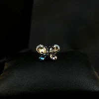 retro exquisite small butterfly pin mini anti exposure brooch for women cardigan buckle fashion jewelry clothes fixed collar pin