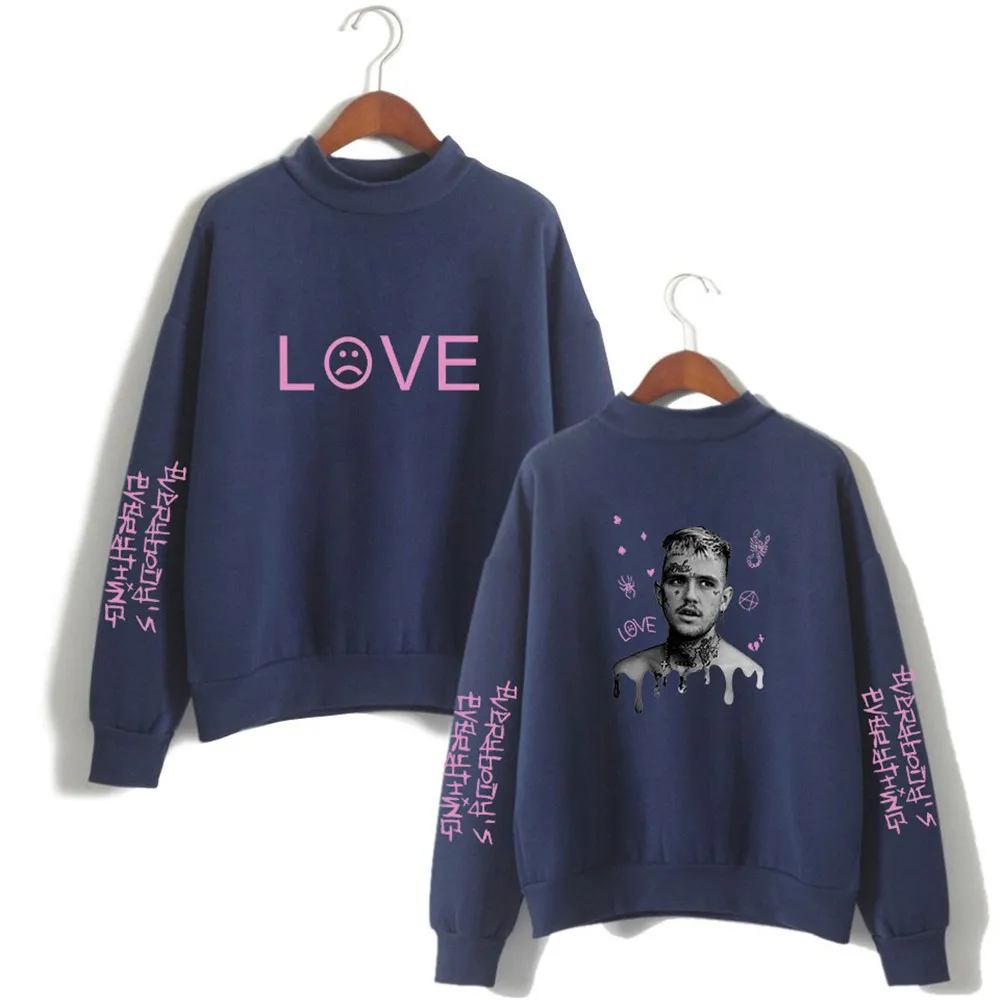 

Lil Peep Pullover Hell Boy Lil.peep Women Turtleneck Sweatshirts Spring Autumn Sudaderas Cry Baby Print Women Casual Clothing