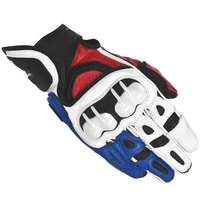 new alpine moto gp gpx motorcycle leather gloves motocross atv bike riding white red blue gloves
