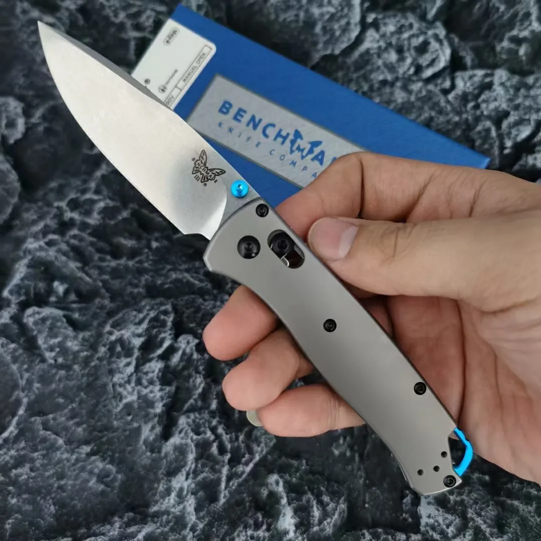 

Новый складной нож Benchmade 535 TC4 ручка из титанового сплава D2 лезвие для мытья камня уличные безопасные Карманные Ножи EDC инструмент
