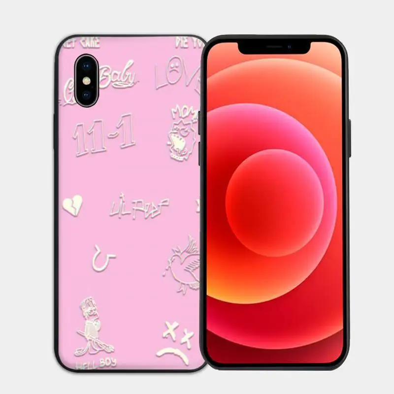

Lil Peep Hellboy Love Phone Case for iphone 6s 7 8 plus xr xs 11 12pro max mini Cover Fundas Coque