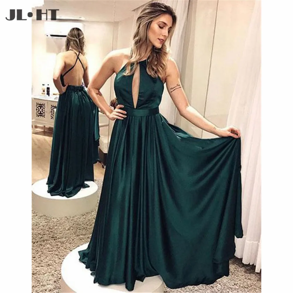Очаровательные вечерние платья A-Line Спагетти ремни v-образным вырезом дешевые