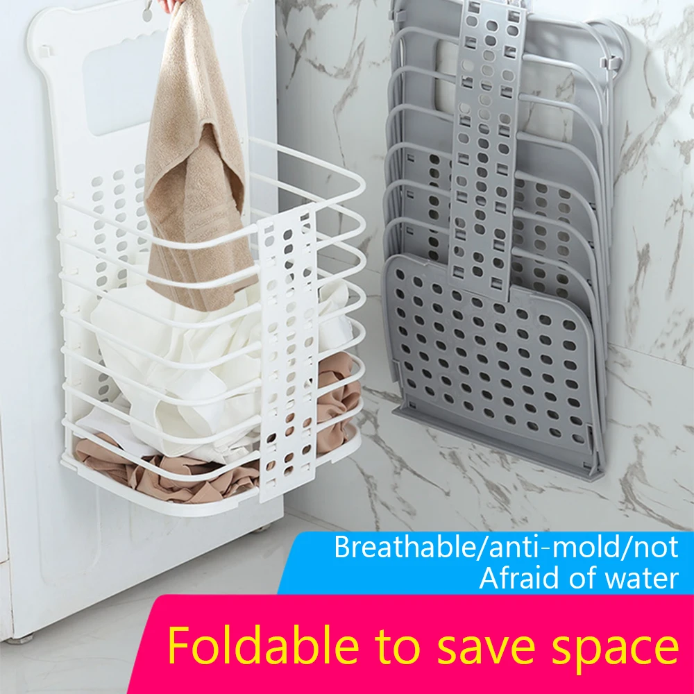 Грязной одежды и корзина для хранения мелочей настенная подвесная складной