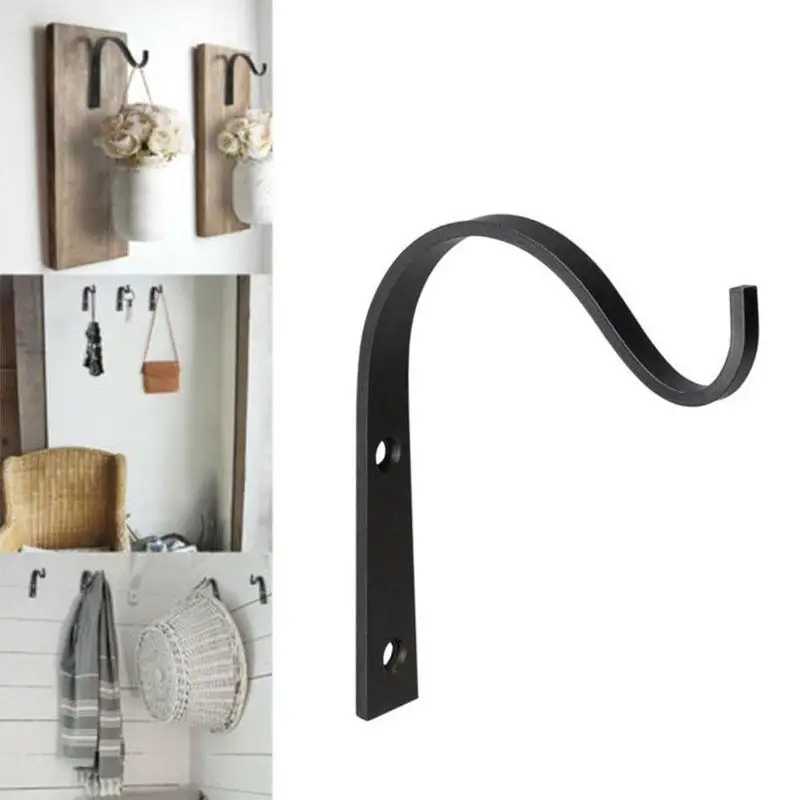 

2pcs Single Robe Coat Hat Holder Wall Mounted Hook Key Hanger With 4 Pieces Screws Home Storage Hook Organizer