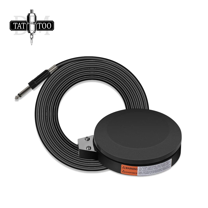 Профессиональная ножная педаль для тату 360 ° с кабелем питания 1 5 м черная