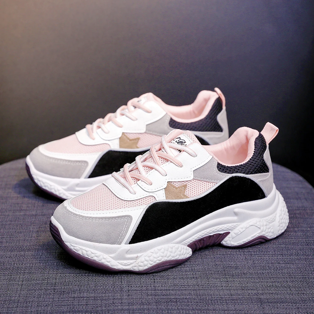 Женские кроссовки из сетчатого материала Сезон осень Женская повседневная обувь