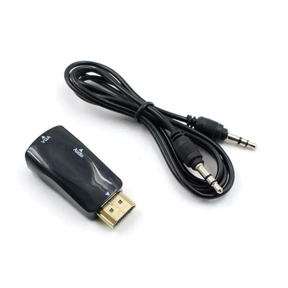Преобразователь видеокабеля 1080p HDMI папа-VGA мама Ida + pter для персонального