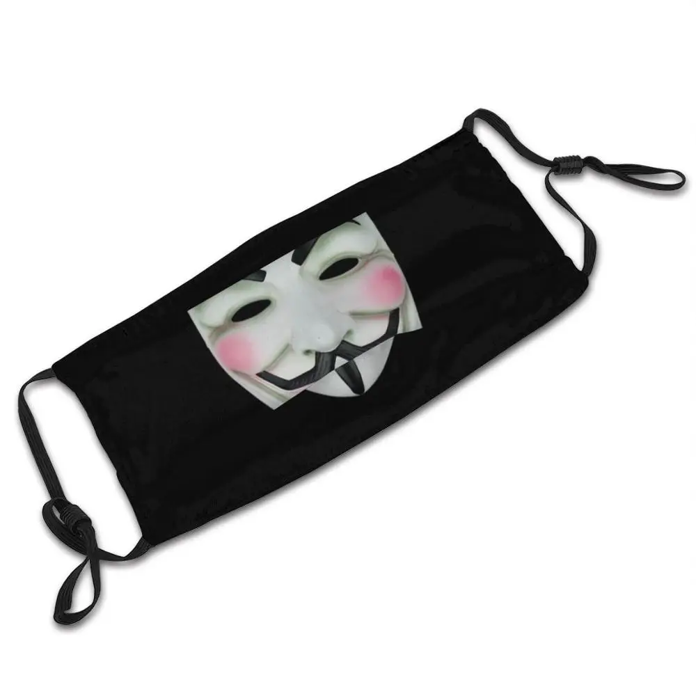 V For Vendetta Маска Анти-пыль маска для лица с моющимся фильтром многоразовые Забавный