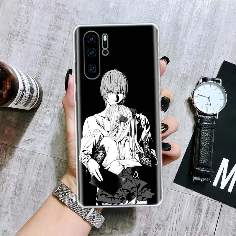 Чехол для телефона с рисунком Аниме Манга Death Note Huawei Honor 10 9 20 9X 8A 8X 8S Lite Pro Y5 Y6 Y7 Y9S P