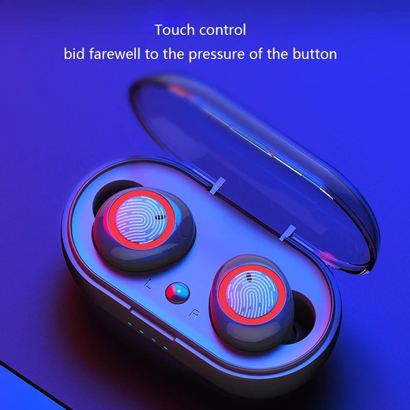 WK V5.0 TWS Bluetooth наушники 3D стерео беспроводные гарнитуры Наушники с зарядным устройством Fone De Ouvido Bluetooth двойной микрофон