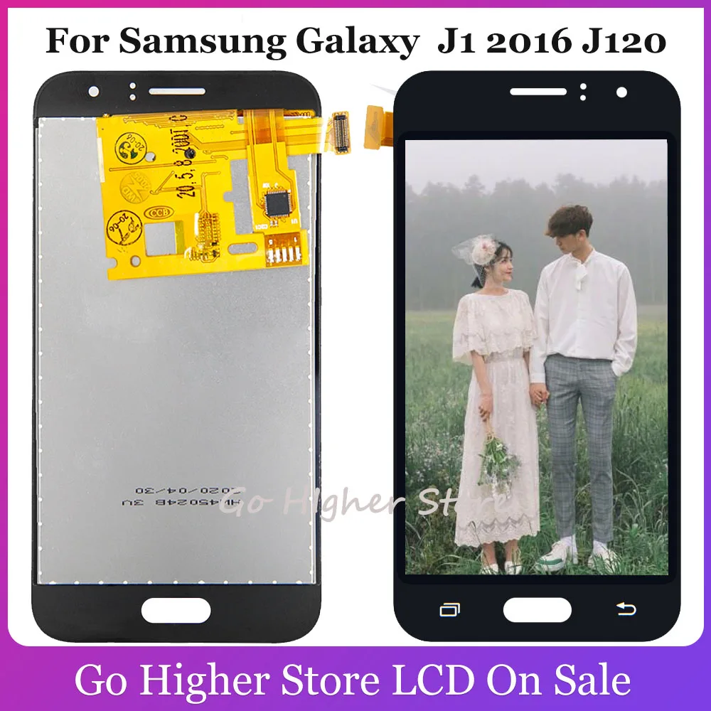 ЖК дисплей для Samsung Galaxy J1 2016 J120 SM J120F J120M J120H J120G сенсорный экран дигитайзер в сборе