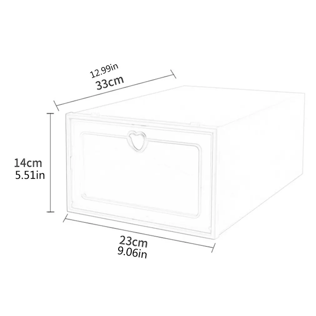 

Transparent Plastic Shoe Box Shoe Storage Box Shoe Box Shoe Box Flip Cover Drawer Shoe Storage Artifact Thickening