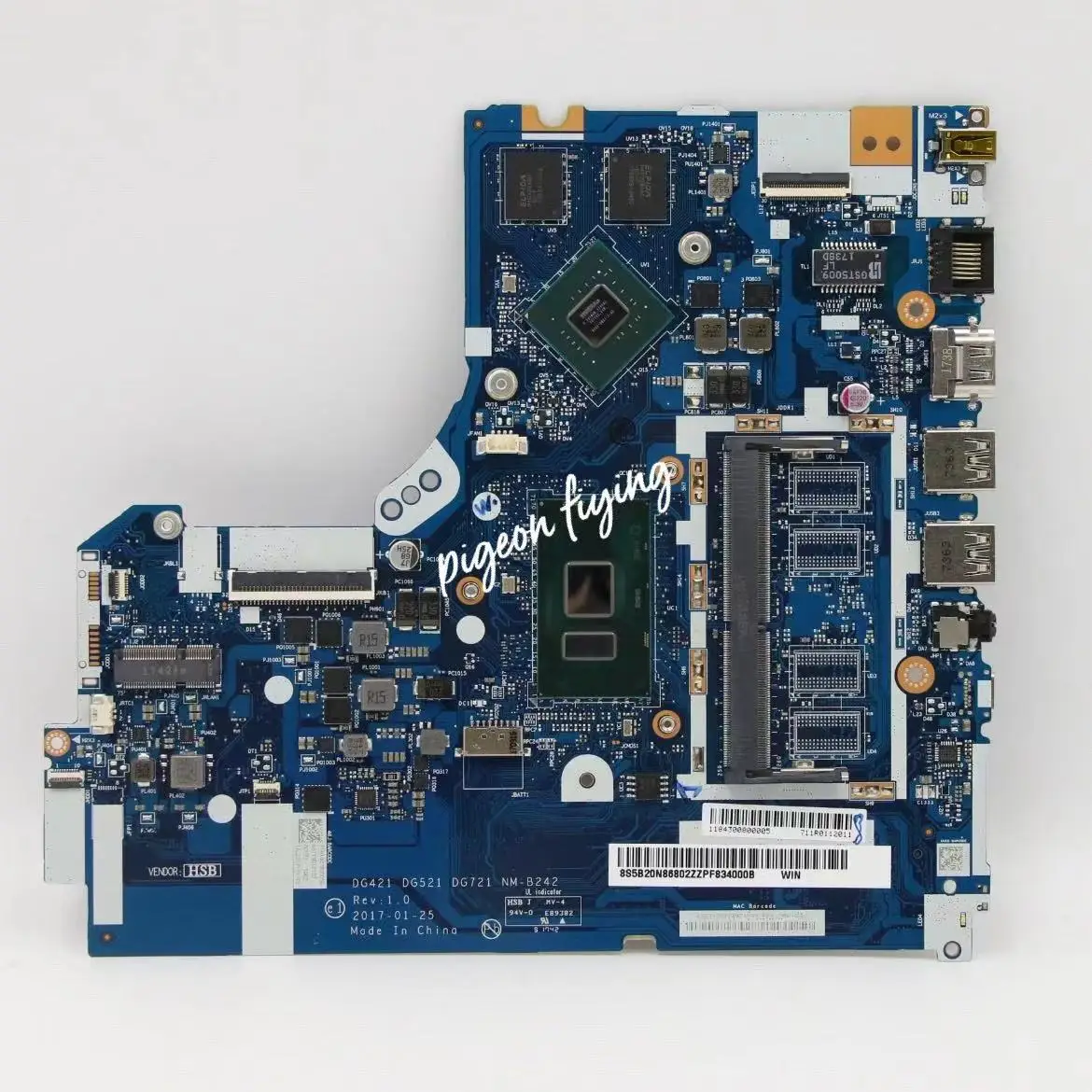 Для Lenvov Ideapad 320-15ISK /17ISK материнская плата для ноутбука CPU:I5-6200U VGA(2G) номер фрезы