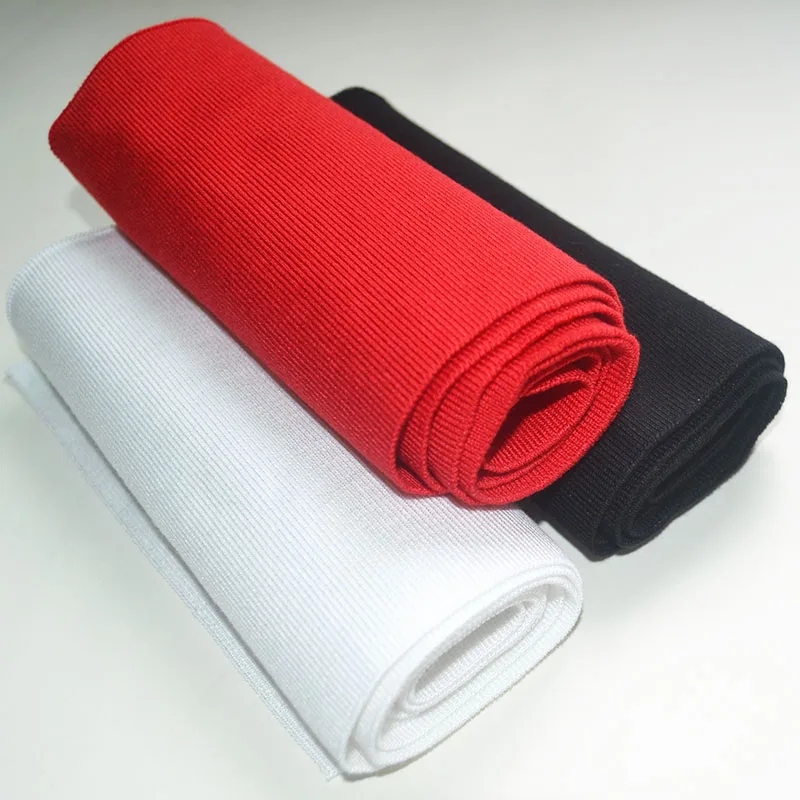 Широкие Трикотажные Манжеты 15 см с тонким ребристым вырезом на подоле брюк