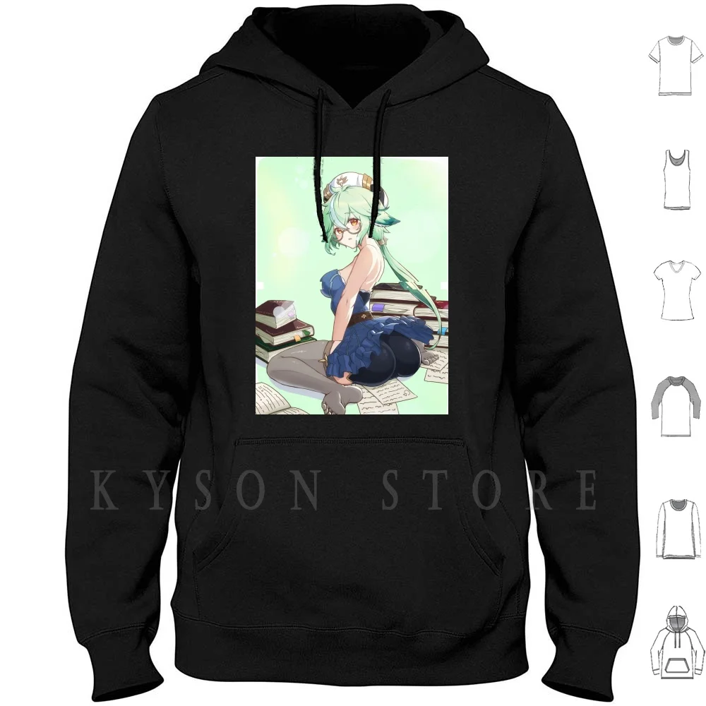 

Sucrose Research Hoodie long sleeve Cotton Anime Manga Waifu Weeb Japanese Kawaii Japan Aesthetic Ecchi Girls