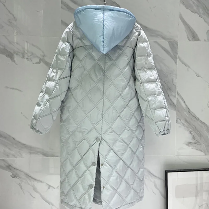 

DEAT 2021 Winter Thickened Zipper Long-sleeved Women Loose Jackets Solid Color Cotton Padded Clothes SG703