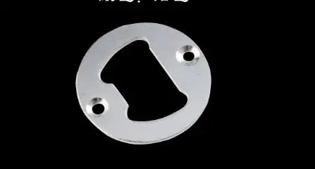 Открывалка для бутылок из нержавеющей стали с потайными отверстиями круглая или