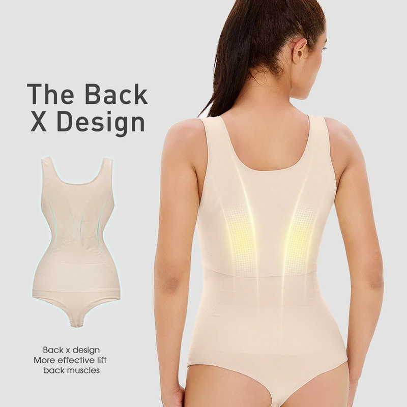 Женская цельная корректирующая одежда тренажер для талии Корректирующее белье