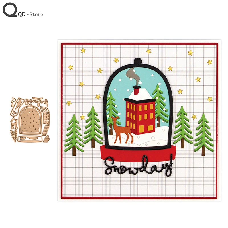 

2021 New Christmas Series Cutting Dies New Dies Scrapbooking Mold Cut Children's Handmade Tools DIY Craft Decoration Metal Dies