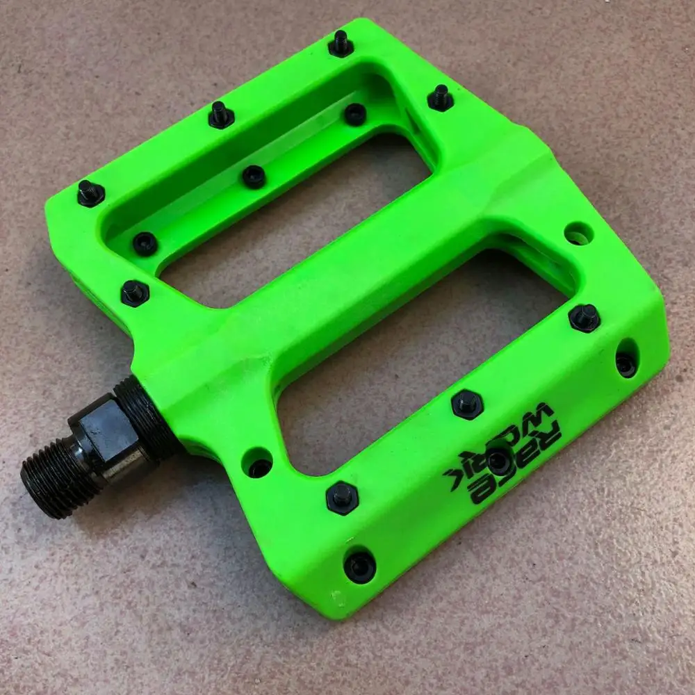 

RACEWORK Nylon Fiber Pedal Ultralight Non-Slip High-Strength Mountain Bike Pedals Big Foot Pedal For Road BMX MT