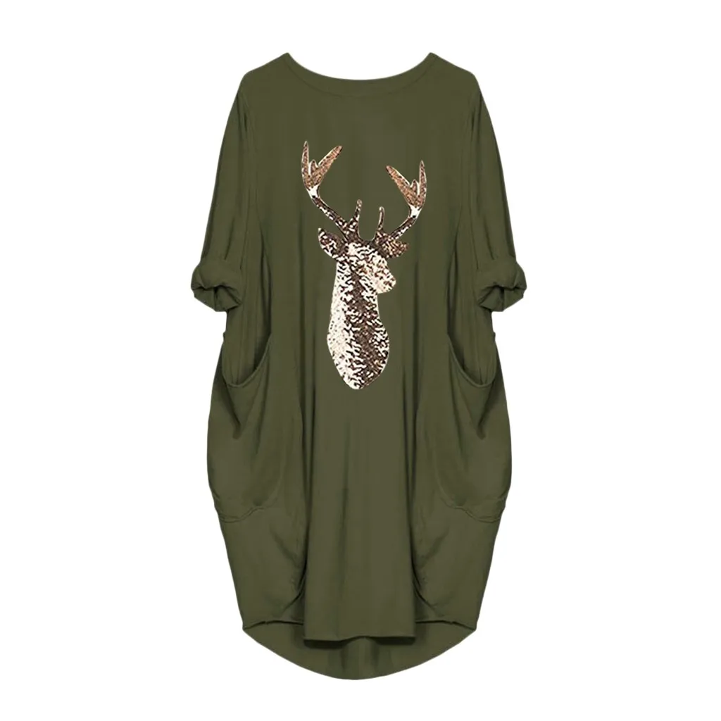 Женское платье с длинным рукавом в стиле Харадзюку Повседневное длиной до колена