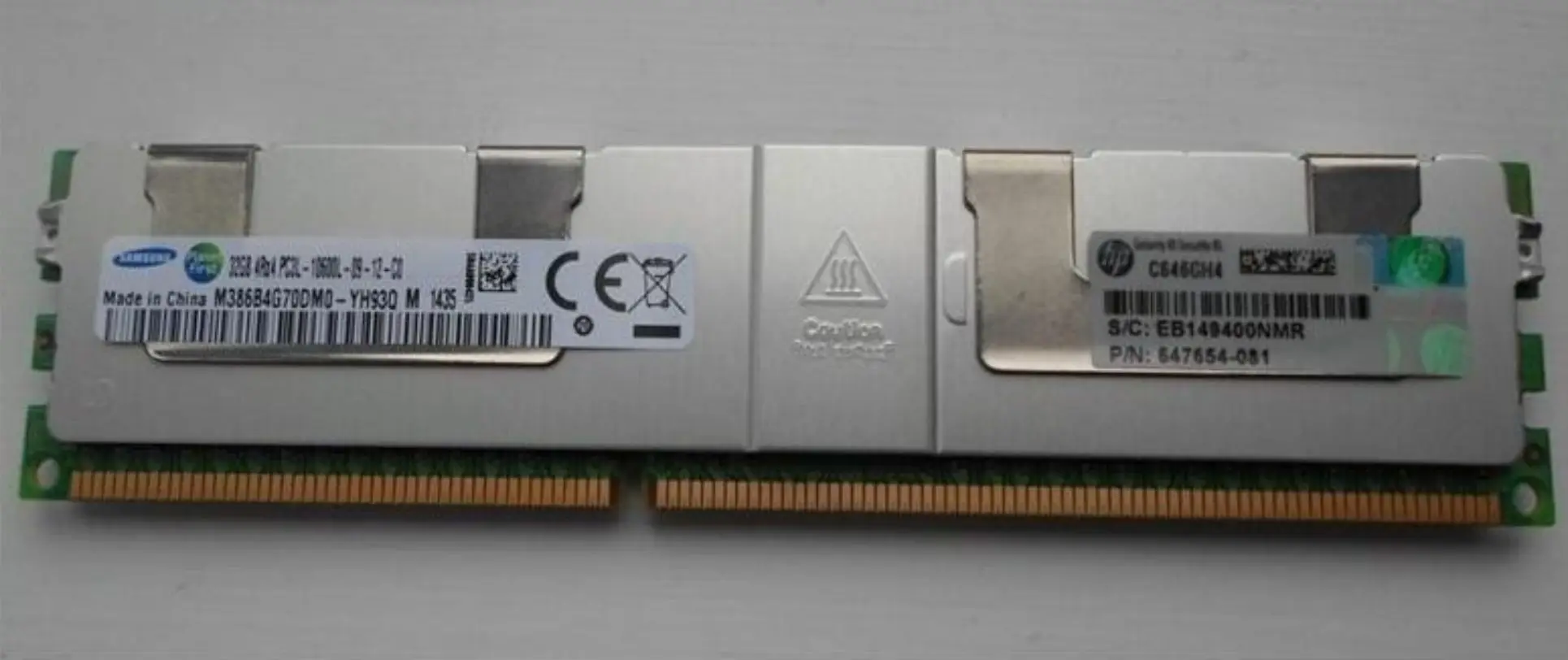 647903-B21 664693-001 647654-081 32G 4Rx4 PC3L-10600L DDR3 1333 ECC REG LRDIMM | Компьютеры и офис